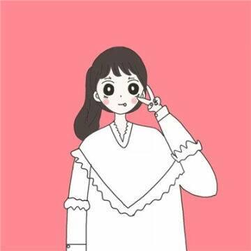 微信头像卡通可爱女孩图片