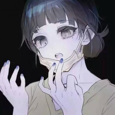 腹黑高冷动漫女头像图片
