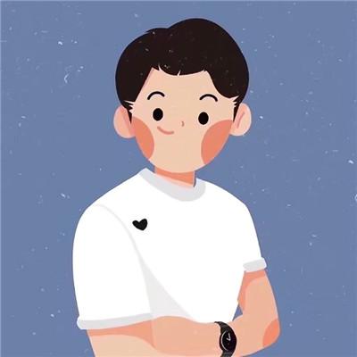 情头一对两张分开动漫高清图片