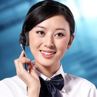 女生客服工作头像图片