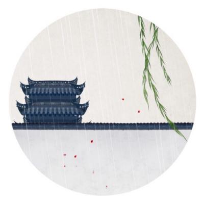 中国水墨画古风头像图片