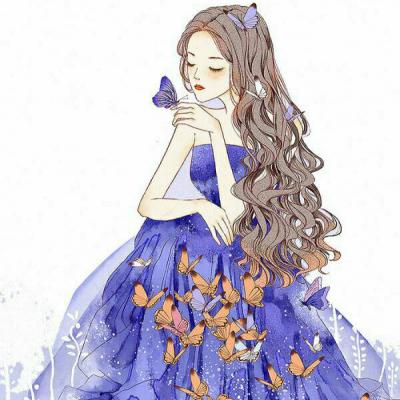微信头像动漫女生气质淡雅图片