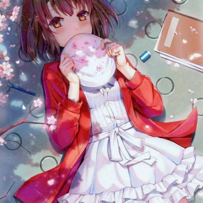 梦幻樱花头像动漫女