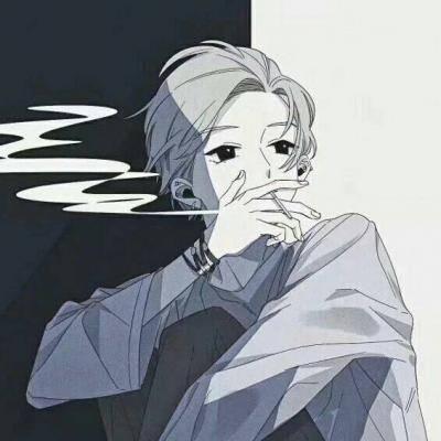 伤感动漫男头颓废