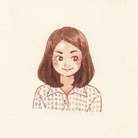 阳光微笑女孩动漫头像