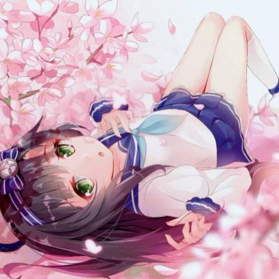 梦幻樱花头像动漫女