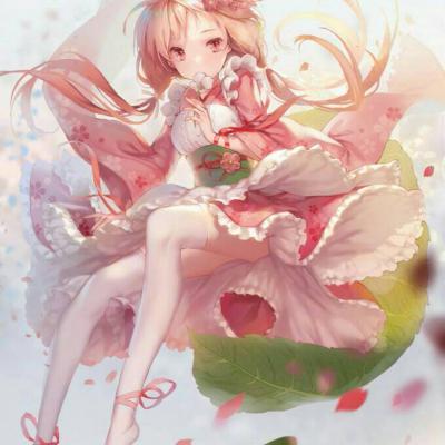 梦幻樱花头像动漫女