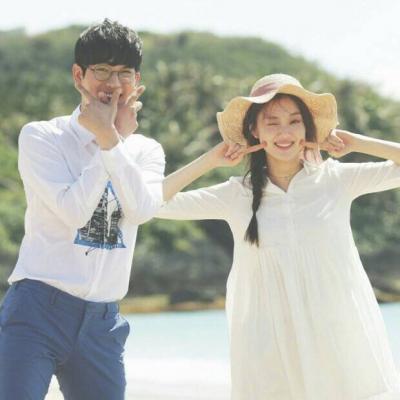 唯美甜蜜微信头像情侣浪漫一对两张