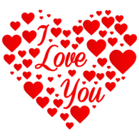 超火有创意的漂亮红心头像