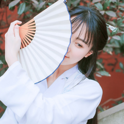 清纯美女头像清新