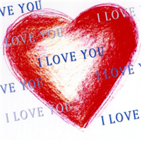 超火有创意的漂亮红心头像