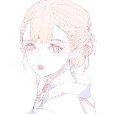 qq头像女生二次元唯美图片