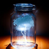 荧光瓶子QQ个性头像图片