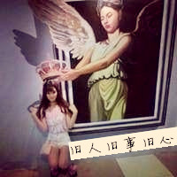 女生搞怪带字头像