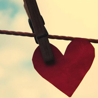 超火有创意的漂亮红心头像