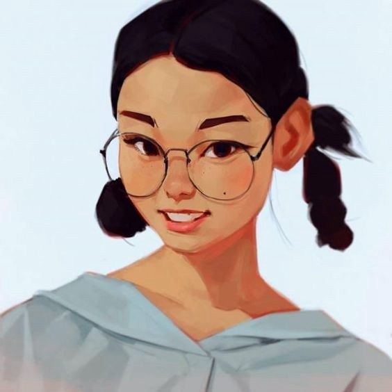 动漫画风头像女生冷酷霸气图片
