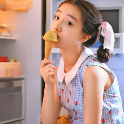 清纯美女头像清新