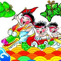 端午节龙舟头像图片