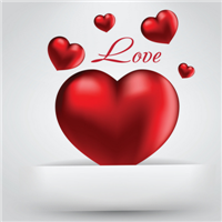 超火有创意的漂亮红心头像