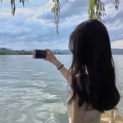 女生头像仙气背影长发