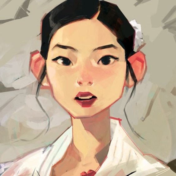 动漫画风头像女生冷酷霸气图片
