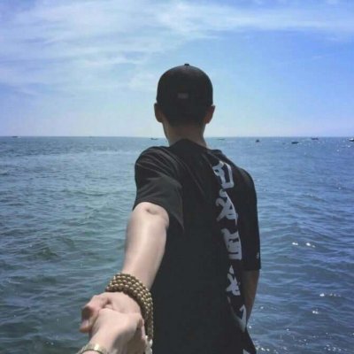 真人单张一男一女唯美清新情侣头像