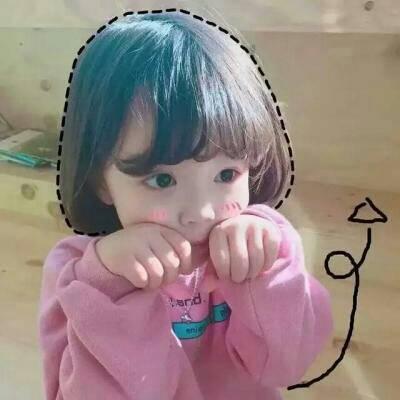天真可爱小女孩真人头像