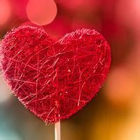 超火有创意的漂亮红心头像