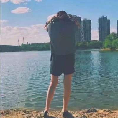 真人单张一男一女唯美清新情侣头像