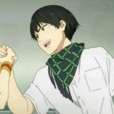 动漫高清一左一右男男cp头像