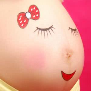 怀孕大肚子头像图片
