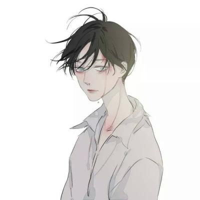 微信头像男生忧郁伤感动漫图片