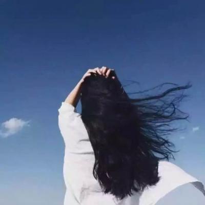女生头像仙气背影长发