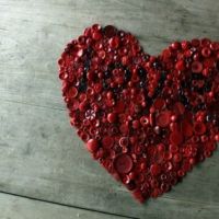 超火有创意的漂亮红心头像