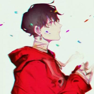 微信头像男生忧郁伤感动漫图片
