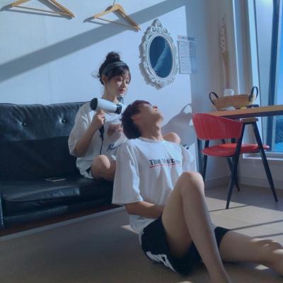 唯美甜蜜微信头像情侣浪漫一对两张