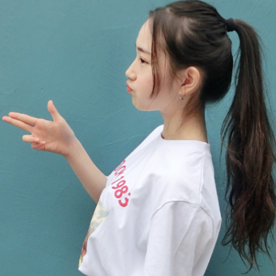 清纯美女头像清新