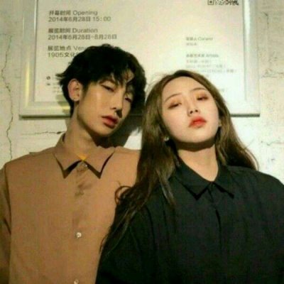 抖音真人情侣头像一对两张图片