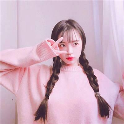 少女心头像粉色真人