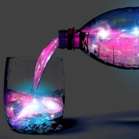 荧光瓶子QQ个性头像图片