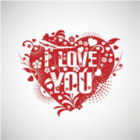 超火有创意的漂亮红心头像