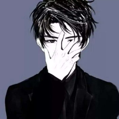 动漫单人男头像冷酷帅