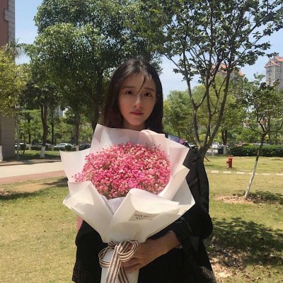 女生真人森系小清新高清头像