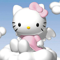 超可爱的kitty猫头像图片