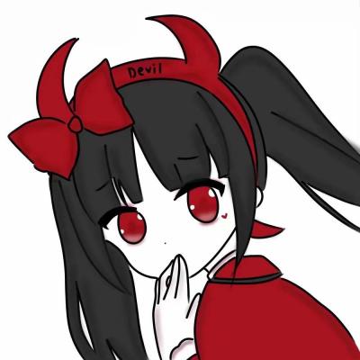 抖音最火黑暗系动漫女生头像图片