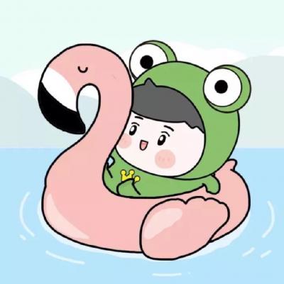 情侣头像微信可爱卡通一男一女图片