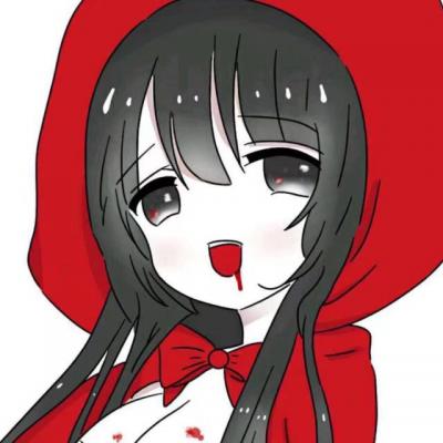 抖音最火黑暗系动漫女生头像图片
