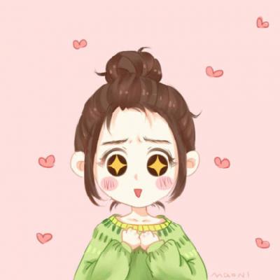 情侣头像微信可爱卡通一男一女图片