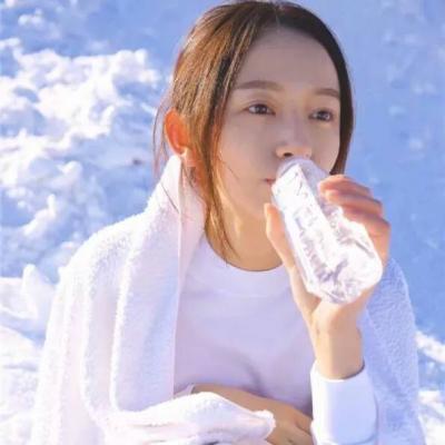 女生唯美清新头像蓝色系图片