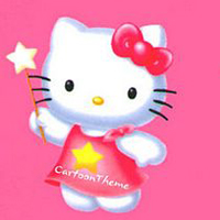 超可爱的kitty猫头像图片